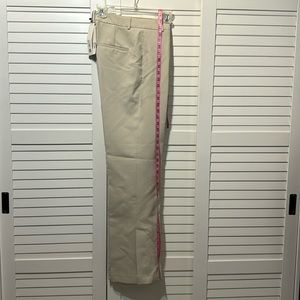 ZARA long pants, size M, cream, slits on the sides, NWT
